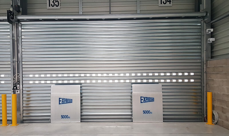 porte de garage enroulable acier 